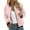 Pink, variant on Riecok Sweat Jackets for Women Long Sleeve Jackets Zip Up Coats with Pockets Solid Color Casual Stylish Outerwear