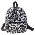 thumbnail image 1 of Fashion Small Backpack Girls Daypack Knapsacks Rucksack Handbag for Vocation Zebra, 1 of 2