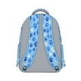 thumbnail image 3 of Blue Dog Paw Footprint Backpack for School,Cute School Bag,Schoolbag with Adjustable Shoulder Straps & Padded Back,15.3"x11"x6.7", 3 of 6