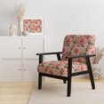 thumbnail image 2 of Designart "Delicate Pink Peony Floral Beauty" Pink Floral Upholstered Accent Chair - Cottage Arm Chair For Living Room, 2 of 5