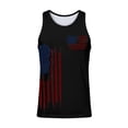 thumbnail image 4 of Afdoent Tank Tops Men Usa Anniversary Graphic Print Tank Top Summer Casual Sleeveless T Shirt For United States Of America Streetwear, 4 of 4