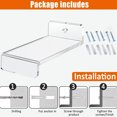 thumbnail image 3 of 6Pcs Floating Figure Display Shelf Acrylic Multipurpose Wall Mount Figure Display Stand For Decoration Ornaments, 3 of 8