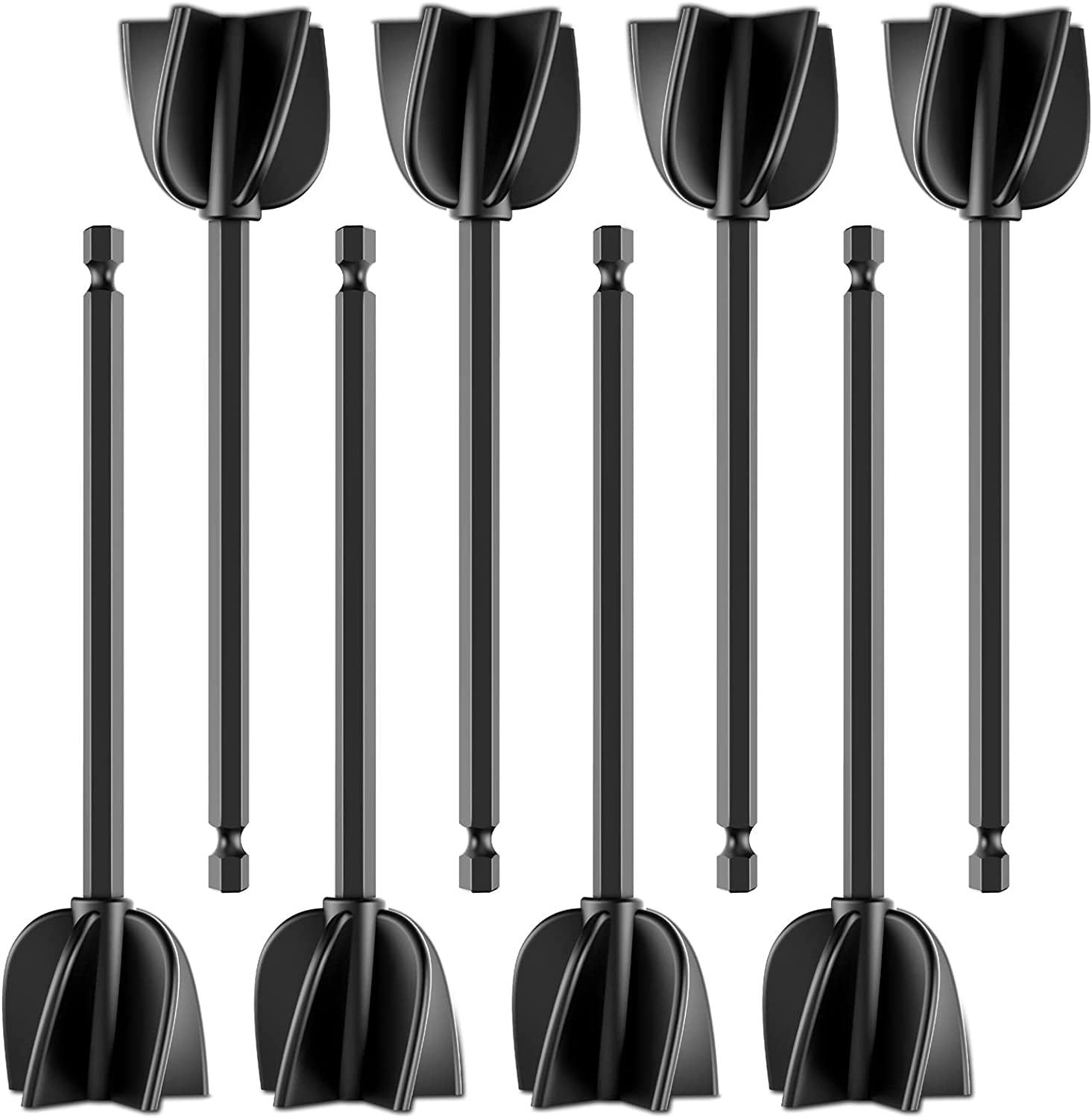 Resin Mixer Paddles, Epoxy Mixer Attachment for Powerful Mixing