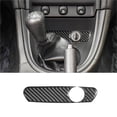 thumbnail image 1 of Real Bright Soft Car Interior Carbon Fiber Sticker DecorationCarbon Fiber Interior Cigarette Lighter Cover For Ford Mustang 2001-04Auto Car Protection Interior Accessories, 1 of 8
