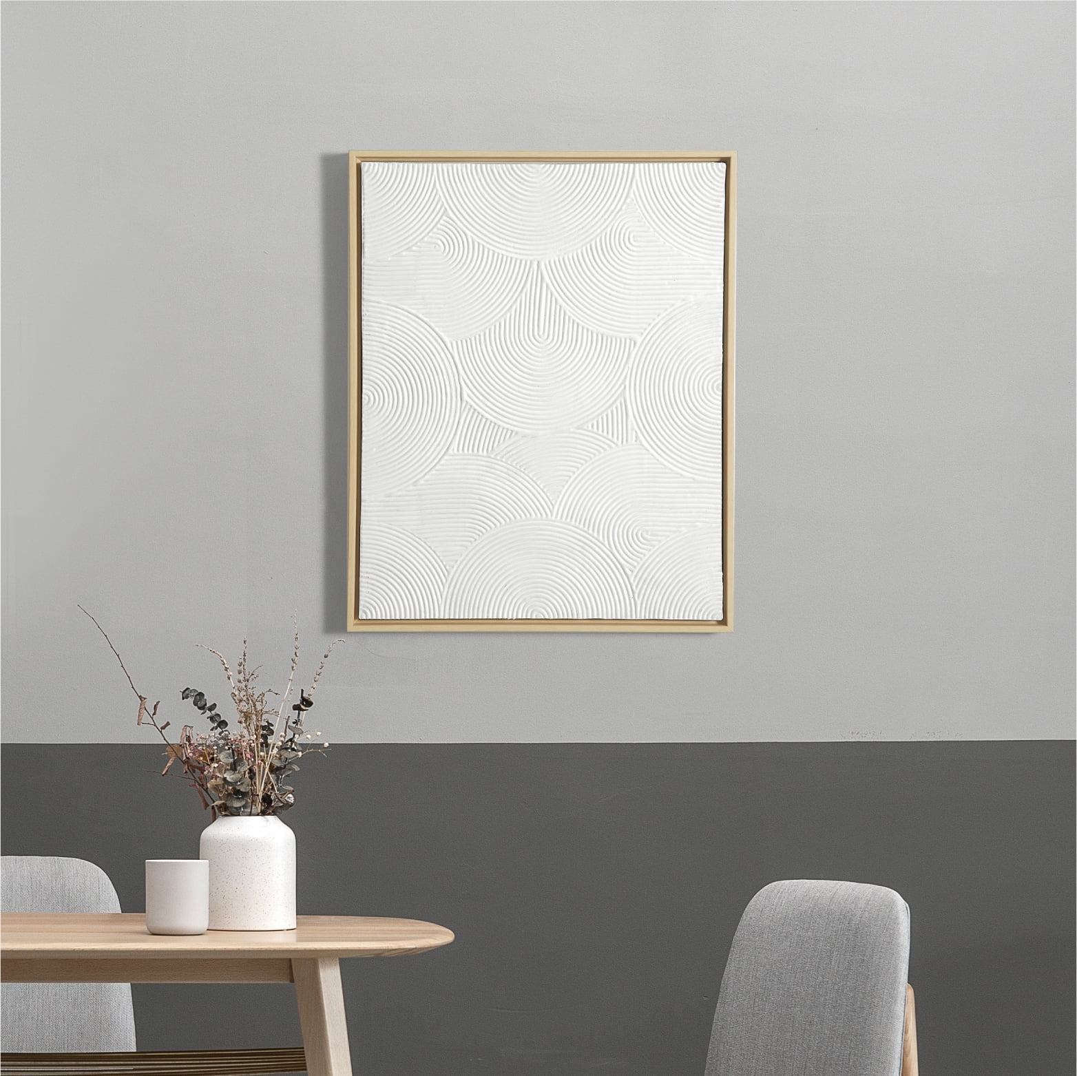 Style House 16"x 20" Contemporary Arch Framed Wall Art