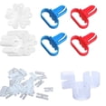 thumbnail image 2 of Accesorios para globos, paquete de 50 unidades, clip para globos, decoraciones para fiestas de cumpleaños, bodas, baby showers, abrazaderas para sellar globos, suministros para fiestas, 2 of 5
