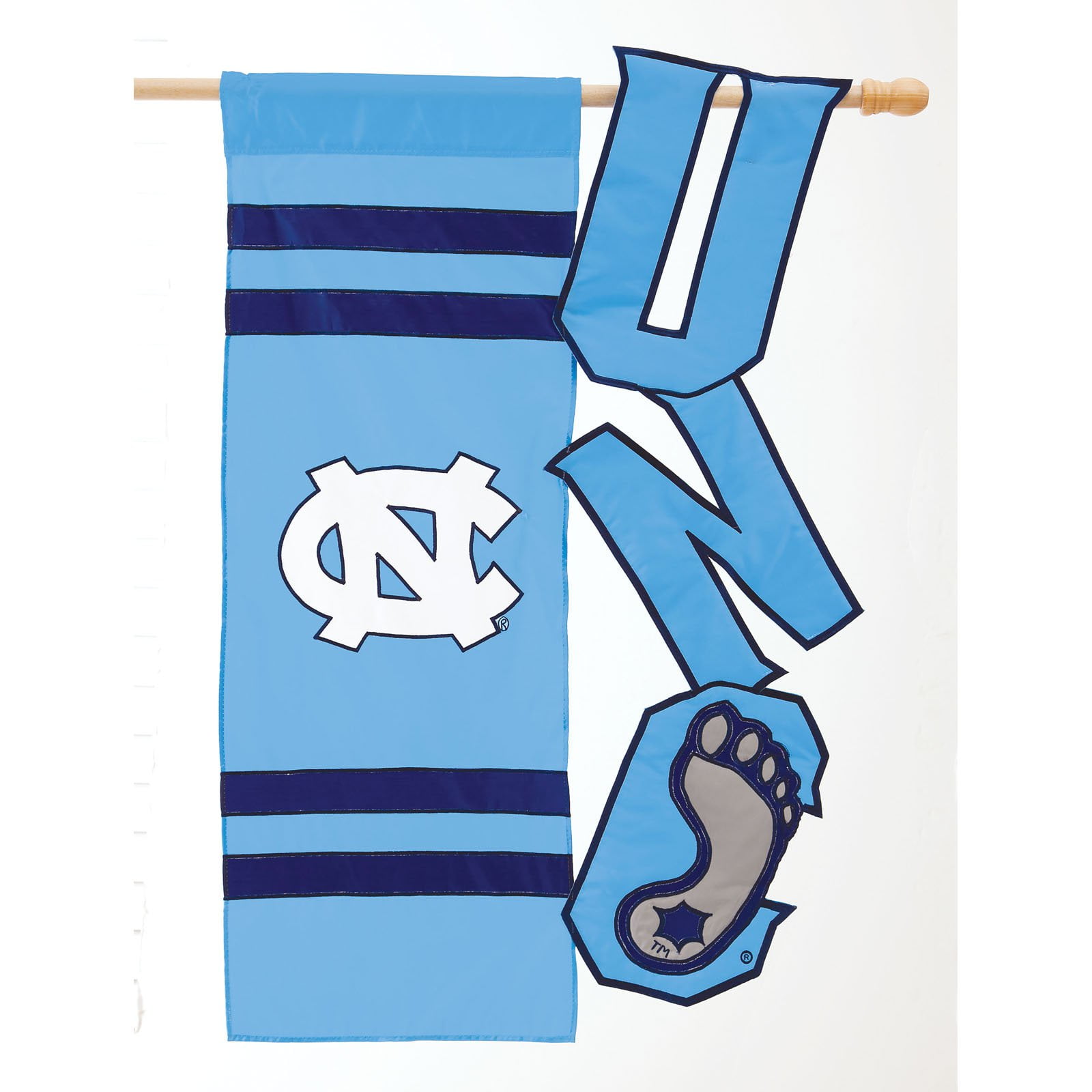 Team Sports America Collegiate Sculpted Garden Flag