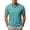 Mint Green@GC@, variant on CONZONE Carnival Men's T-Shirts Short Sleeve T Shirts for Men Casual Crew Neck Striped Lightweight Tees Soft Cozy Athletic Tops