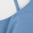 thumbnail image 6 of USSUMA Camisole Tops for Women Workout Tops for Women Fashion Women Sleeveless Casual Vest Ladies Chest Pad Short Tank Tops 50% Off Clear Womens Tops Solidcolor, 6 of 6
