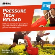 SPYRA Manual Water Blaster, Outdoor Squirt Gun Pool Game, SpyraLX, Red