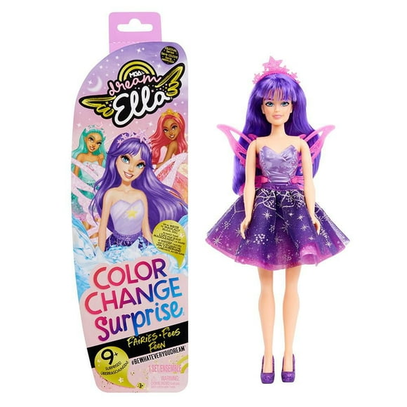 Poupée fée MGA's Dream EllaMC Color Change SurpriseMC série Céleste – AriaMC fée violette inspirée des étoiles
