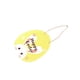 thumbnail image 1 of Billuyoard Happy Easter Cuerda Colgante Chips Decoración de dibujos animados Carta Puerta Autoensamblaje Etiqueta colgante Signo Inicio Kits de decoración para fiestas conejo amarillo, 1 of 6