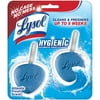 Lysol Automatic In-The-Bowl Toilet Cleaner, Cleans and Freshens Toilet Bowl, Atlantic Fresh Scent, 2ct