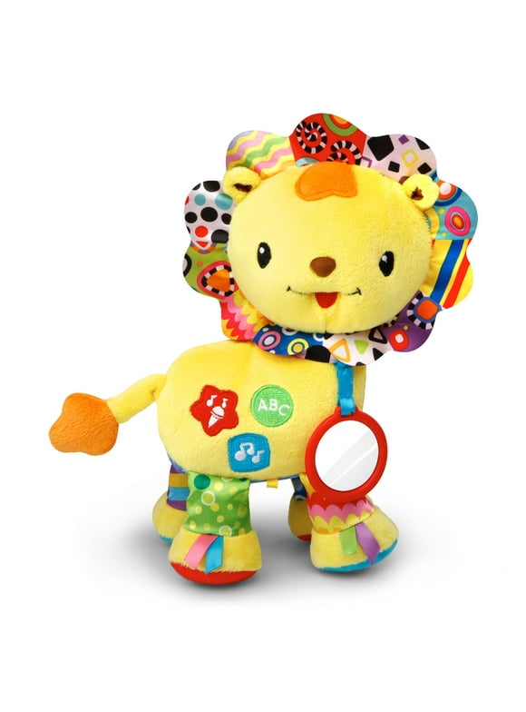 VTech Crinkle and Roar Lion, Plush Sensory Toy for Baby Infant