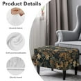 thumbnail image 6 of Xixirimido Vintage Forest Camo Pattern Ottoman Cover Rectangle Storage Ottoman Slipcover Stretch Footrest Stool Covers with Elastic Band for Rectangle and Square Ottoman, Small, 6 of 7