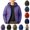 Purple, variant on Quilted Puffer Jacket for Teens Boys Kids Zip Up Winter Warm Lightweight Hooded Coat Outerwear 9-17 Years