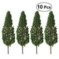 thumbnail image 2 of ORDDIART Set of 20 Realistic Green Plastic Model Trees, 4.3 Inch Scale for Dioramas, Crafts, Train Sets, and Miniature Displays, 2 of 8
