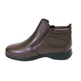 thumbnail image 3 of PEERAGE Juliet Women's Wide Width Leather Ankle Boots, 3 of 7