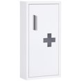 thumbnail image 1 of kleankin Wall Mount Medicine Cabinet with 3 Tier Shelves for Bathroom, 1 of 10