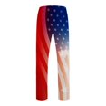 thumbnail image 4 of CHOK Pantalons de Softball Homme Toutes Saisons Mode Thème Jour de l'Indépendance Décontracté Impression Numérique 3D Pantalons Amples Décontractés Pantalons Violets Pantalons en Lin Blanc, 4 of 5