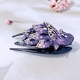 thumbnail image 6 of GROFRY Anti-slip Three Teeth Exquisite Dovetail Clip Gift Shining Rhinestone Elegant Peacock Decor Hairpin Hair Accessories, 6 of 8