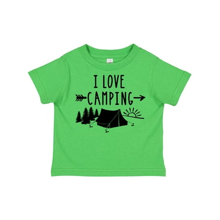 

Inktastic I Love Camping- Tent and Trees Gift Toddler Boy or Toddler Girl T-Shirt