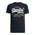 thumbnail image 5 of Superdry Vintage Logo Cali Relaxed T-Shirt, Blue, 5 of 5
