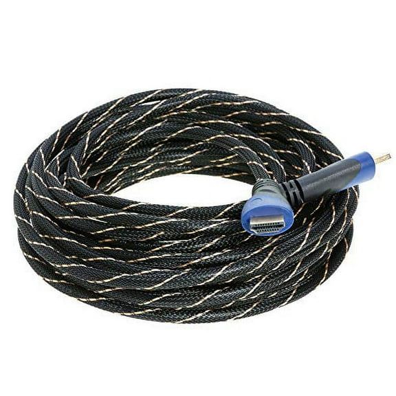 Cables Direct Online 35Ft Premium Gold Plated 4K Hdmi Cable With Audio & Ethernet Return Channel, 2160P, Compatible With Tv, Dvd, Ps4, Xbox, Bluray (35Ft, Multi-Colored) Electronic_Cable