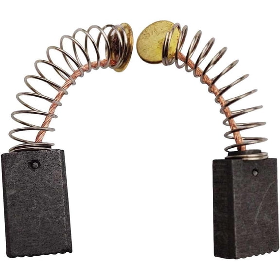 2 Pcs Carbon Brushes Brush Repairing Part for Electric Motor 13mmx8mmx5mm
