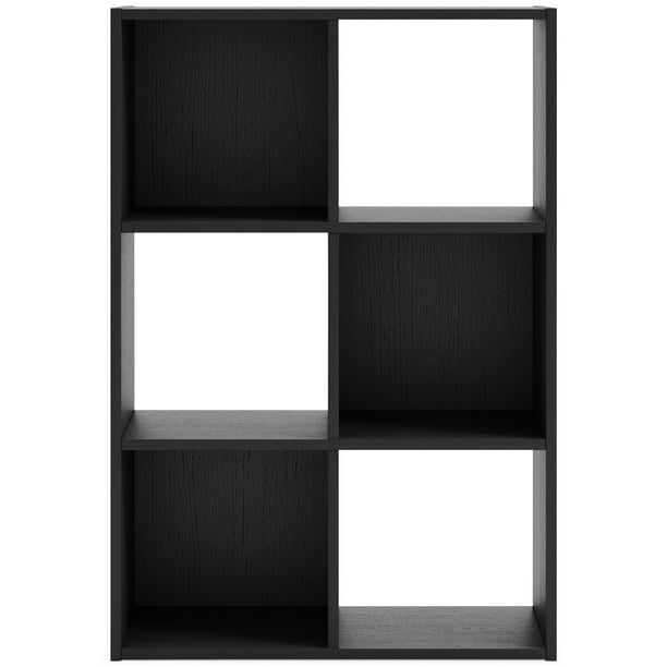 Mainstays 6 Cube Storage Organizer, Black