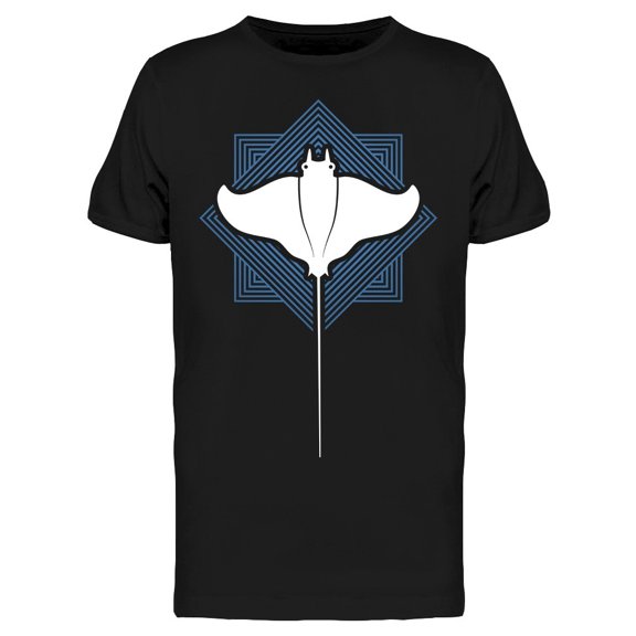 Stingray Fish Line Square Tee Men's -Image by Shutterstock