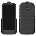 thumbnail image 3 of Holster for CAT S42, Nakedcellphone Black [Rotating/Ratchet] Belt Clip Holder Case [with Kickstand] for Caterpillar CAT S42 Phone (and S42 H+), 3 of 9