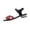 Red, variant on Wensltd Dressy Sandals for Women Casual Outdoor Retro Color Block Chunky Heel Open Toe Buckle Sandals Vintage White