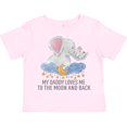 thumbnail image 3 of Inktastic My Daddy Loves Me to the Moon and Back Boys or Girls Toddler T-Shirt, 3 of 5