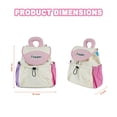 thumbnail image 5 of URSOFINE Lightweight Drawstring Backpack Cute Small Color Block Backpack Casual Daypack, 5 of 7