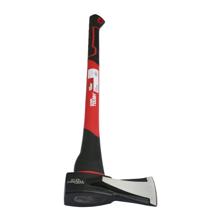 Hyper Tough 4.5 lb. Premium Log Splitter Axe with Red Black 34