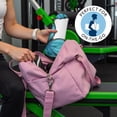 thumbnail image 5 of White Blue Butterfly Pattern Hot Yoga Mat Towel Non Slip for Hot Yoga - Quick-Drying Yoga Mat Cover with 4 Corner Pockets with Travel Bag - Hot Yoga Towel Non Slip 74"x26", 5 of 6
