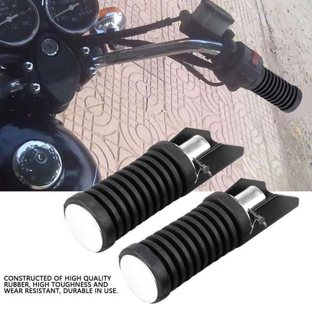 Piefpegs De Motocicleta Almohadillas De Goma Para Gn 125 Placa Trasera Reemplazo De Captura Directa De Ajuste Directo Mejora La Comodidad De La Conducción Y Protege Los Pies