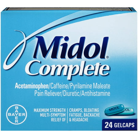 UPC 312843173125 product image for Midol Complete Gelcaps, 24-Count Box | upcitemdb.com