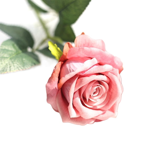 Rosa artificial para San Valentín, boda, hogar, fiesta, decoración (rosa)