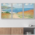 thumbnail image 2 of wall26 Framed Canvas Print Wall Art Set Path Through The Corn at Pourville by Claude Monet Cultural Historic Oil Painting Fine Art Reproduction for Living Room, Bedroom, Office - 16"x24"x3, 2 of 5