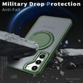 thumbnail image 2 of Ring Case for Galaxy S23,Compatible with MagSafe with 360° Ring Stand Shockproof Protection Cover Case for Samsung Galaxy S23 Green, 2 of 12