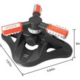 thumbnail image 2 of 360 Degree Garden Sprinkler, Green Automatic Rotating Lawn Sprinkler, 2 of 4