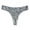 Black, variant on Womens Thong Underwear Seamless Low Rise No Show Briefs Textured Breathable Invisible Ladies Underwear Panties