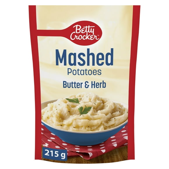Betty Crocker Mashed Potatoes Butter and Herb, 215g