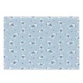 thumbnail image 1 of Cartoon Cutting Board, Teddy Bears Blue Backdrop Holding Hearts Shower Theme, Decorative Tempered Glass Cutting and Serving Board, Large Size, Cadet Blue Pale Blue, by Ambesonne, 1 of 1