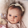 thumbnail image 3 of Muñeca Reborn Baby Girl Brags Claire de 18 pulgadas con cabello castaño, 3 of 6