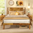 thumbnail image 4 of Costway Full Size Bed Frame with Headboard Under-Bed Space No Box Spring Needed, 4 of 10