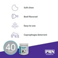 thumbnail image 3 of PRN Pharmacal CoproBan Anti-Coprophagia Soft Chews, Roast Beef Flavor - Coprophagia Stool Eating Deterrent Chewable Tablets for Dogs & Cats - Prevent Dog from Eating Poop - 40-Count, 3 of 5