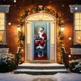 thumbnail image 2 of Xuniizn Christmas Door Decorations, 35x71" Christmas Door Cover for Christmas Front Door Decorations, Holiday Party Photo Booth, Front Door Christmas Decorations for Home, Christmas Gifts, 2 of 10